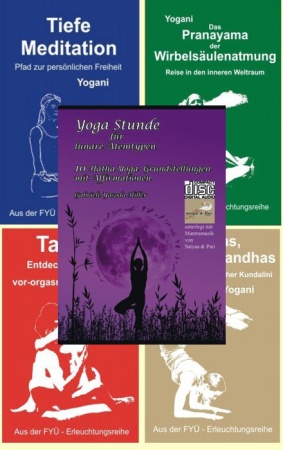 eBook-Version der ersten vier Bände der FYÜ-Erleuchtungsreihe plus die lunare Yoga-Stunde