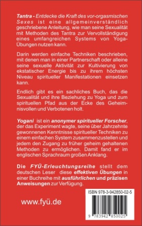 back cover Tantra Yogani FYÜ-Verlag