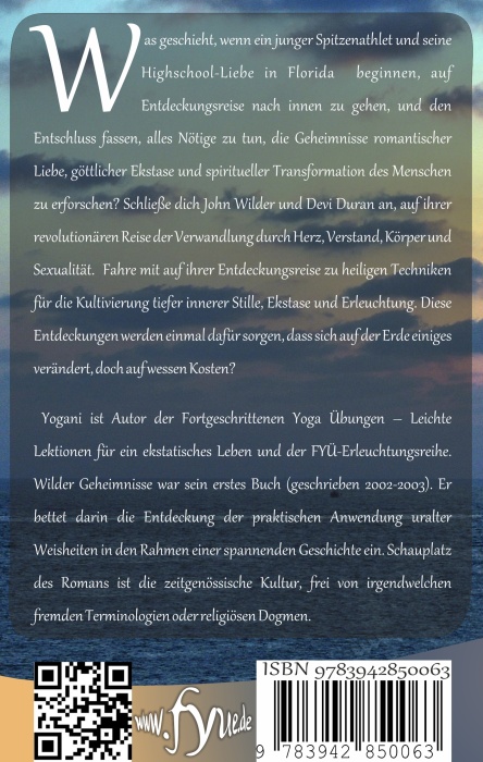 Back-Cover Buch Wilders Geheimnisse von Yogani aus dem FYÜ-Verlag