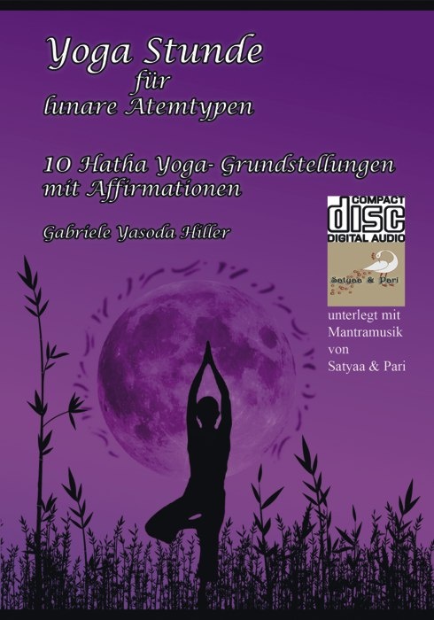CD-Cover lunare Yoga-Stunde