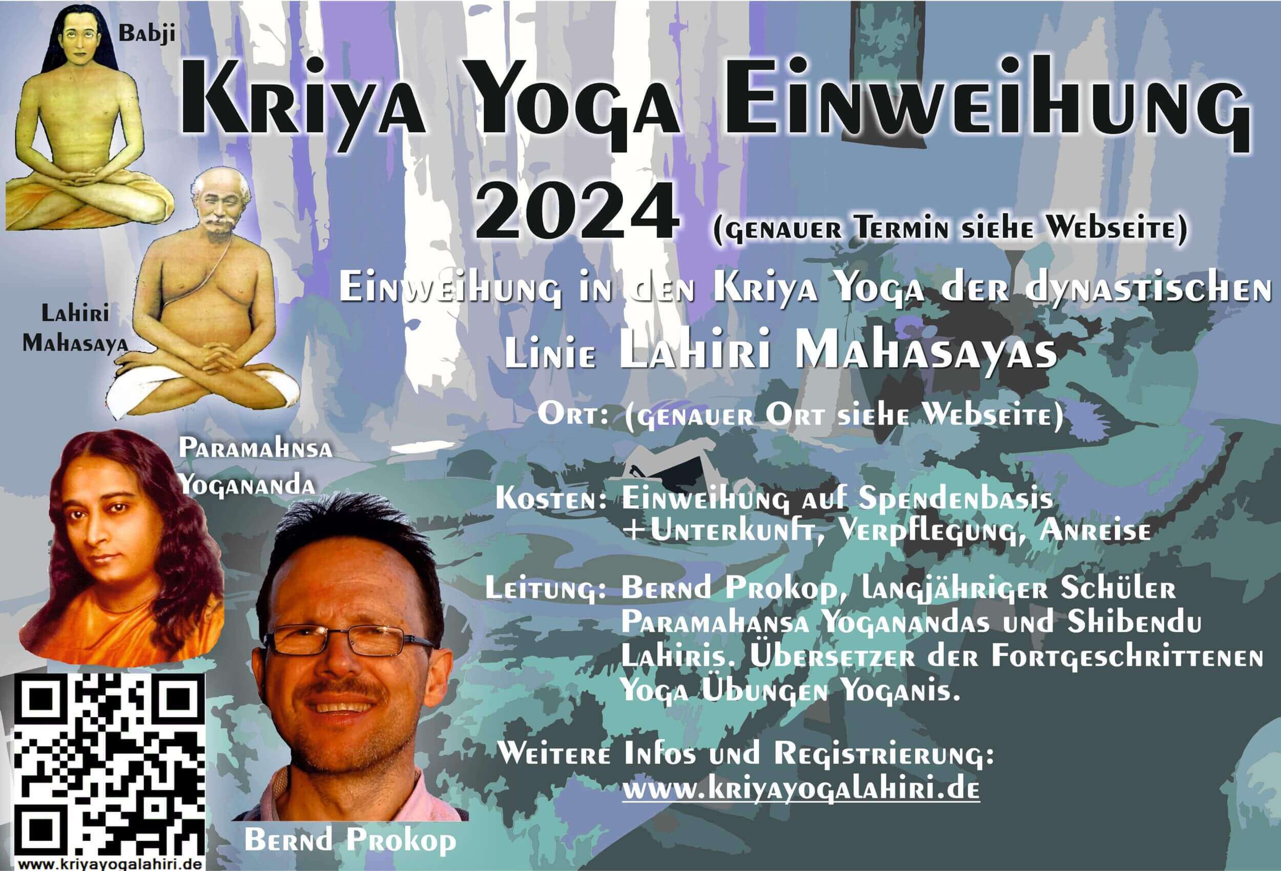 Kriya-Yoga-Einweihung Plakat