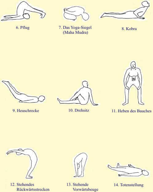 Yogan Yoga Asanas Teil 2
