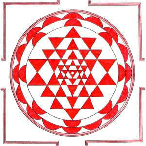 Sri Yantra rot